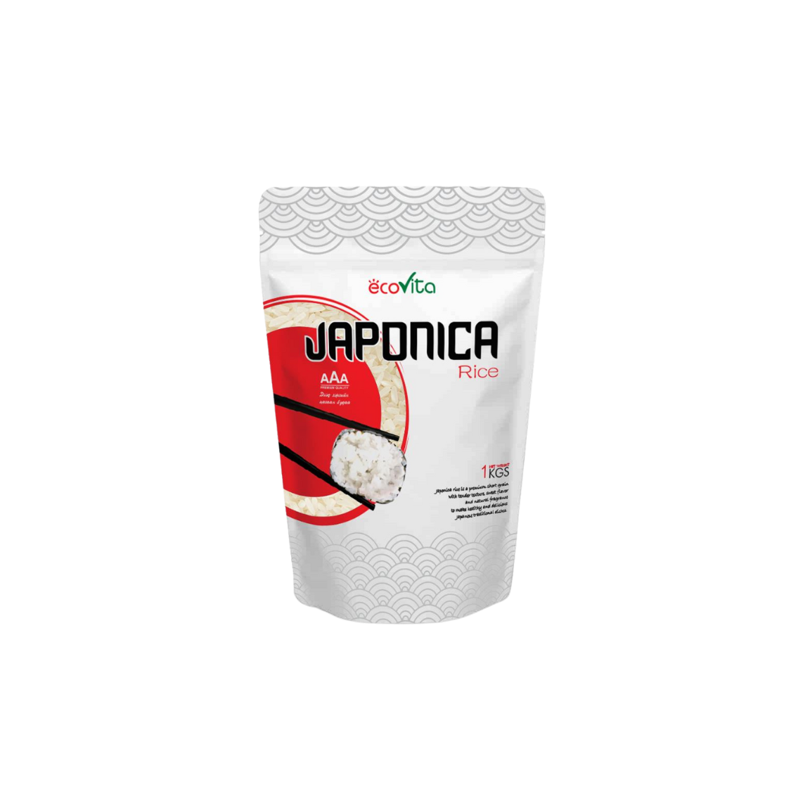 Готовый к экспорту высококачественный дешевый короткий зерновой рис Ecovita Japonica Rice 1 кг/2 кг/5 кг/20 кг/30 кг Japonica Rice