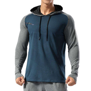 Nouveauté en gros : T-shirts à manches longues pour hommes, respirants, tricotés, style tendance, pour la course et l'entraînement - Product Image 2