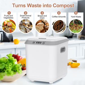 Nouveau composter électrique de cuisine 3,3 L, inodore, auto-nettoyant, en ABS, pour la transformation des déchets alimentaires en engrais, utilisation intérieure - Product Image 3