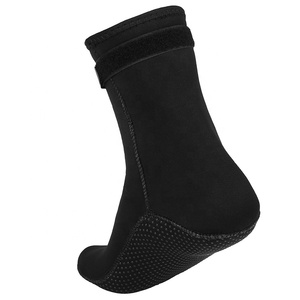 Calcetines de aleta de neopreno negro de 3mm para niños, impermeables, transpirables, para playa, voleibol, natación, botines, equipo de adivinación a la moda - Product Image 1
