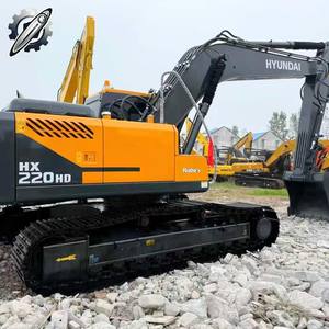 Excavatrice d'occasion hyundai hx220hd 22 tonnes pelle d'occasion en stock taille moyenne Excavatrice à chenilles hydraulique prix d'usine bas - Product Image 5