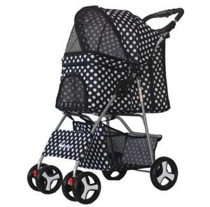 Cochecito plegable de 4 ruedas <span class=keywords><strong>para</strong></span> <span class=keywords><strong>perros</strong></span> grandes o 2, carrito de viaje de Instalación rápida <span class=keywords><strong>para</strong></span> mascotas - Product Image 5