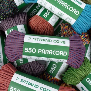Paracord 550 (Série C) 7 brins, diamètre 4 mm, résistance 550 lb, lot <span class=keywords><strong>de</strong></span> 31 mètres, corde <span class=keywords><strong>de</strong></span> <span class=keywords><strong>survie</strong></span> pour tressage et attache, équipement <span class=keywords><strong>de</strong></span> plein air - Product Image 5