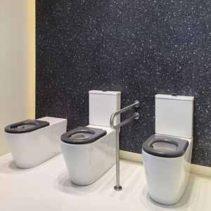 Inodoro de desactivación sin montura de artículos <span class=keywords><strong>sanitarios</strong></span> CE de marca de agua de alta calidad 80Omm de largo 440mm de alto inodoro de dos piezas <span class=keywords><strong>para</strong></span> <span class=keywords><strong>discapacitados</strong></span> - Product Image 4