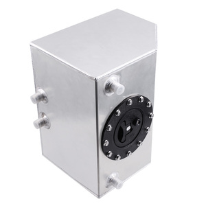 4 galon 16L hafif kaplı alüminyum alaşım yarış rezervuar tankı alt besleme yarış yakıt tankı yağ yakalama yakıt dalgalanma tankı olabilir - Product Image 5