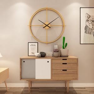 Reloj de Pared de Estilo <span class=keywords><strong>Español</strong></span> para Sala de Estar, Diseño Nórdico Creativo, Lujo Ligero, Moderno, Sencillo y Atmosférico - Product Image 3