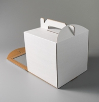 Avec des boîtes à gâteaux de qualité haut de gamme avec poignée Prix raisonnable Boîtes à gâteaux en carton personnalisées Taille personnalisée forte