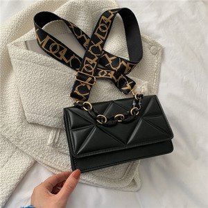 2024 New WOMEN'S <b>Bags</b> Korean Version of the Lingge Chain Shoulder <b>Bag</b> Solid Color Messenger Small Square <b>Bag</b> Party Gift - Product Image 5