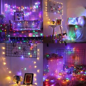 Guirnalda de Luces LED para Exteriores, Estilo Árbol de Navidad, 50 Metros, Decoración Luminosa para Jardín, Fiestas, Clasificación IP44 - Product Image 4