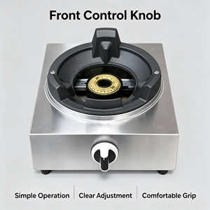 Cocina <span class=keywords><strong>de</strong></span> Gas Individual, Disponible ODM/OEM, Cuerpo <span class=keywords><strong>de</strong></span> Acero Inoxidable, Estufa <span class=keywords><strong>de</strong></span> Gas para Catering, Hoteles y Hogares, Suministro al por Mayor - Product Image 1