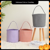 Cestas de Halloween con diseño de calabaza, calavera, fantasma, cara de calabaza y murciélago, bolsas tipo cubo para niños, regalo de Halloween, bolsas para dulces