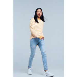 Pantalones Deportivos de Lavado Claro con Cintura Ajustable con Cordón - Product Image 6