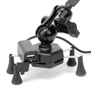 2023 nouveauté réglable miroir arrière 360 degrés guidon montage téléphone portable <span class=keywords><strong>Quad</strong></span> serrure moto support pour téléphone - Product Image 1