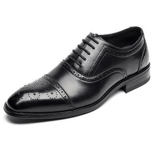 Zapatos Oxford de Cuero Genuino para Hombre Brook - Elegantes, Antideslizantes y Desodorantes para Ocasiones Formales de Negocios y Bodas - Product Image 1