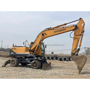 Excavadora de ruedas Hyundai 210W ~ 9 Excavadora de ruedas Hyundai 210 Excavadora usada con buen precio - Product Image 1