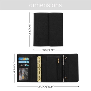 Yihe Meilleure vente A7 portefeuille en cuir de <span class=keywords><strong>litchi</strong></span> souple porte-documents en forme de sac à feuilles volantes avec 9 couleurs prêtes à être expédiées - Product Image 4