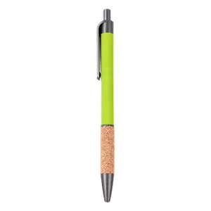 定制钢笔金属圆珠笔，带环保材料手柄，用于促销