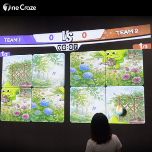 Projecteur mural interactif portable tout-en-un, système d'entraînement physique à détection de mouvement pour sports de ballon, pour salle de sport intérieure - Product Image 6