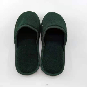 Bathroom Fluffy Felt Slippers for Women Customizable Green Cotton Indoor Winter Products - Product Image 5