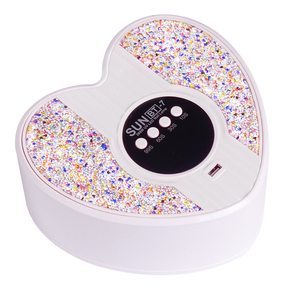 Lámpara de Uñas LED UV Eléctrica Profesional <span class=keywords><strong>SUN</strong></span> BT-7 de 288 W, Forma de Corazón, Fuentes de Luz Duales, 45 LED, Secador de Uñas con Sensor Automático - Product Image 2