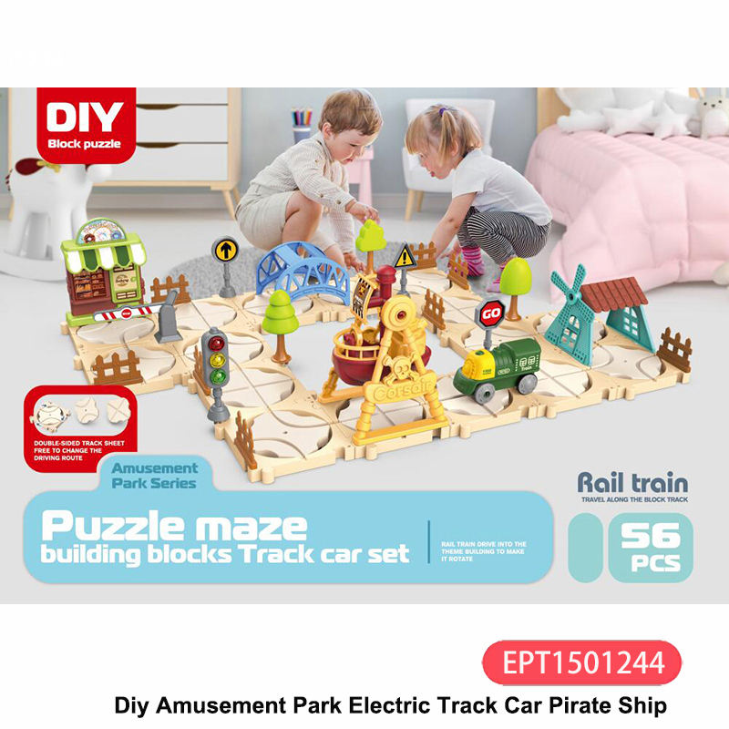 EPT1501244-DIYElectric Track Car Pirate Ship(36pcs/ctn)