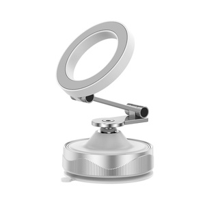 ที่จับโทรศัพท์แม่เหล็กแรงสูงพับได้หมุนได้360องศาที่วางโทรศัพท์มือถือแบบสุญญากาศสำหรับเดินทางเล่นเกมบนเครื่องบิน - Product Image 1