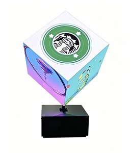 <span class=keywords><strong>Pantalla</strong></span> LED Comercial con Forma de <span class=keywords><strong>Cubo</strong></span> de <span class=keywords><strong>Rubik</strong></span> Invertido, P1.25, P1.86, P2, P2.5, Tamaño Personalizado, <span class=keywords><strong>Pantalla</strong></span> Publicitaria a Todo Color para Comercios - Product Image 2