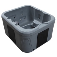 Spa extérieur portable Bestview moderne pour villa, 3 places, 18 jets, écologique, facile à installer