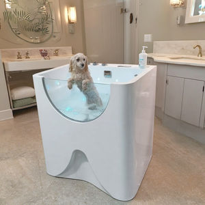 Bañera <span class=keywords><strong>de</strong></span> Hidromasaje <span class=keywords><strong>para</strong></span> Mascotas PETSPROOFING <span class=keywords><strong>para</strong></span> Uso Doméstico en Interiores con Temperatura Constante Independiente <span class=keywords><strong>para</strong></span> Gatos y <span class=keywords><strong>Perros</strong></span> con Lámpara <span class=keywords><strong>de</strong></span> Chorro - Product Image 3