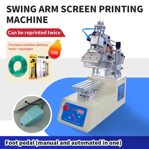 New xiên cánh tay tự động in lụa Màn hình máy in logo với chất lượng bộ phận máy móc - Product Image 2