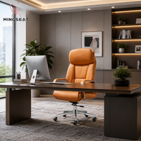 Chaise de bureau de direction en cuir PU à dossier haut, prix bas, luxe, haute qualité, ergonomique