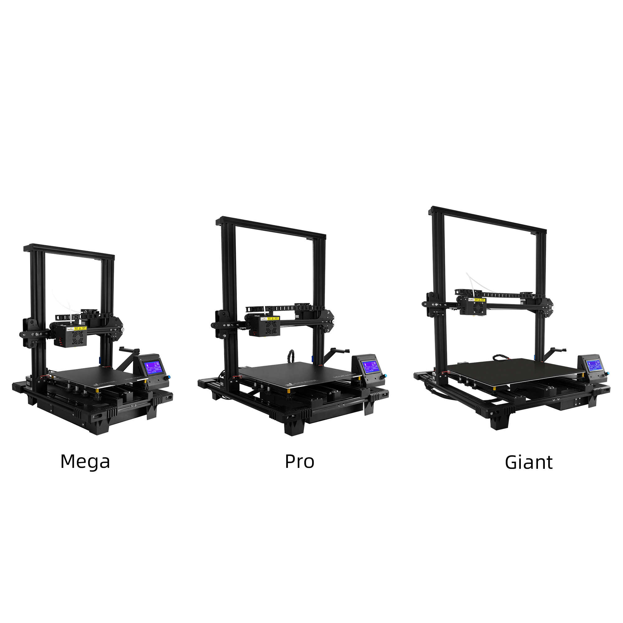 Ideaformer 메가/프로/거대한 음소거 드라이브 FDM DIY 3D 프린터 PLA 필라멘트 교육/선물/산업/가정용 3D 프린터