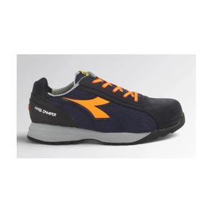 DIADORA UTILITY - 701.177668-C9545/35 Calzado de seguridad de corte bajo azul marino oscuro/naranja fluo en ante de piel de becerro y malla S1P HRO SRC - Product Image 1