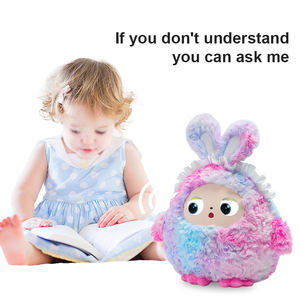 Super morbido PP cotone <span class=keywords><strong>natale</strong></span> <span class=keywords><strong>regalo</strong></span> AI giocattolo LCD-Eyed peluche compagno letterario per i bambini per compleanno ODM personalizzazione - Product Image 4