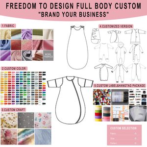 Huojoung Custom logo 100% cotone inverno maniche staccabili sacco <span class=keywords><strong>a</strong></span> <span class=keywords><strong>pelo</strong></span> del bambino per il bambino - Product Image 4