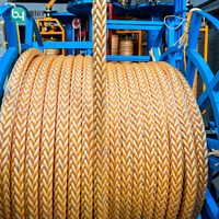 Corde de mouillage mixte PP/Polyester, corde en polypropylène et fibre de polyester, 40mm 60mm 72mm, corde double tressée, accessoires de pêche marine