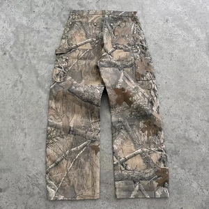 Custom Wholesale Streetwear Casual Camoflouge Tracksuit Men Carpenter Cargo Pants and Zipper Reals Tree <b>Camo</b> <b>Jacket</b> Set - Product Image 5