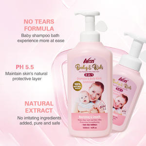 Gel Douche et <span class=keywords><strong>Shampoing</strong></span> Bébé Marque Blanche Sans Larmes, Nettoyant Corporel Professionnel <span class=keywords><strong>Doux</strong></span> pour Peaux Sensibles - Product Image 3