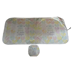 LOGO imprimé pare-soleil de voiture pliable personnalisé pare-brise de voiture de qualité lourde pare-soleil pare-soleil - Product Image 3