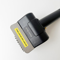 Brosse de nettoyage électrique portable Amz Hot pour barbecue, avec poignée en plastique, rechargeable, en acier inoxydable, pour barbecue en extérieur
