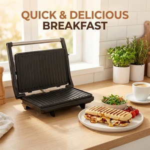 Plancha Eléctrica para Panini de Alta Calidad, Antiadherente, 800w, 120V/220V, 2 Rebanadas, al <span class=keywords><strong>Mejor</strong></span> Precio, Económica, para Uso Diario en el Hogar - Product Image 6