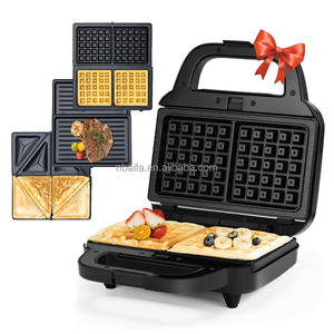 Aifa 750W 3 en 1 Juego <span class=keywords><strong>de</strong></span> sandwichera <span class=keywords><strong>de</strong></span> mano tostadora cocina y máquina <span class=keywords><strong>de</strong></span> <span class=keywords><strong>pan</strong></span> <span class=keywords><strong>de</strong></span> postre nuevo y eficiente - Product Image 6