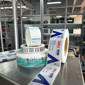 Factory Sale Customizable Logo Design PET Self Adhesive Paper <strong>Label</strong> <strong>Roll</strong>-shaped <strong>Label</strong> for Bottle and Bags - Product Image 4