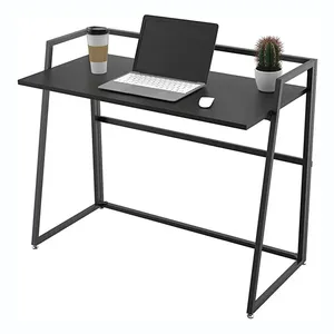 Groothandel Ijzeren Frame Houten Tafel Modern Design Computer Bureau Voor Thuis Kantoor Hout Staal Bureau