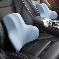 Support lombaire et cervical universel en mousse à mémoire de forme et polyester Ji Shang pour sièges de voiture, accessoires automobiles pour berlines, SUV et camions