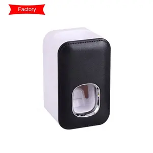 High quality material factory bathroom accessories punch free installation moisture and waterproof automatic toothpaste squeezer
