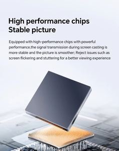 Transmisor y <span class=keywords><strong>Receptor</strong></span> Inalámbrico 5G, Adaptador de Audio y Video HD, Transmisión de Larga Distancia de 50 m, Conjunto Compacto de Pantalla Pequeña - Product Image 3