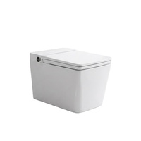 MWD CE 220V WC intelligent suspendu mural sans bride, chasse silencieuse, siphon en P 180mm, ensemble WC intelligent avec bidet, vente en gros OEM