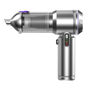 Aspiradora de mano recargable de 120W con alta potencia de succión para uso en coche y hogar con múltiples accesorios. - Product Image 5