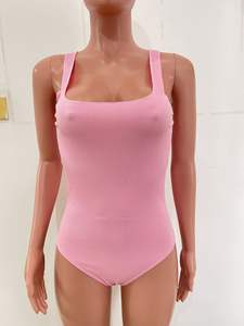 New Design Party Going Out Solid Color Ridded Bodysuit Women 2 Pieces Skirt <b>Set</b> Fashion - Product Image 5